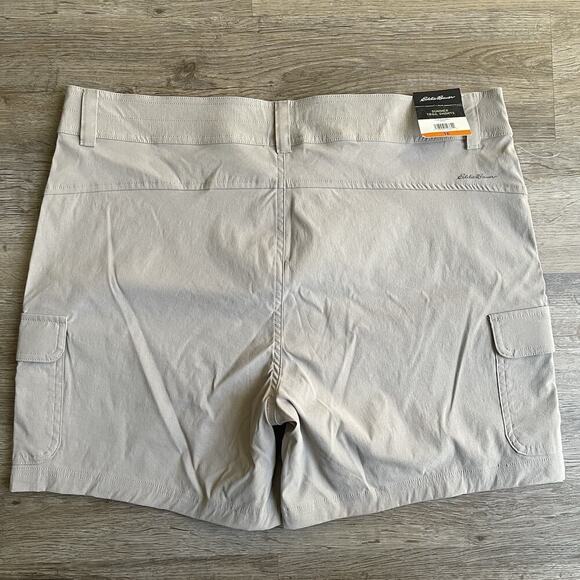 Eddie Bauer Summer Trail Cargo Shorts Size 16 Hiking Camping NWT - Picture 2 of 8